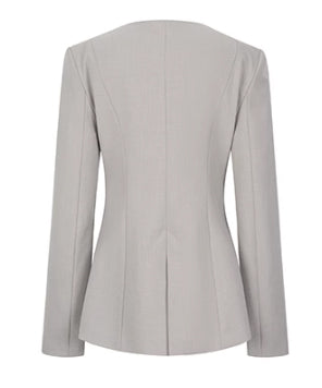 Collarless Jacket